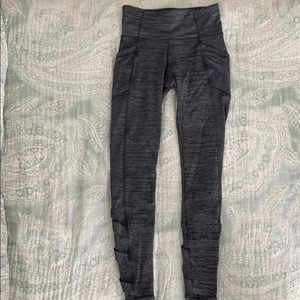 Heather gray athleta leggings
